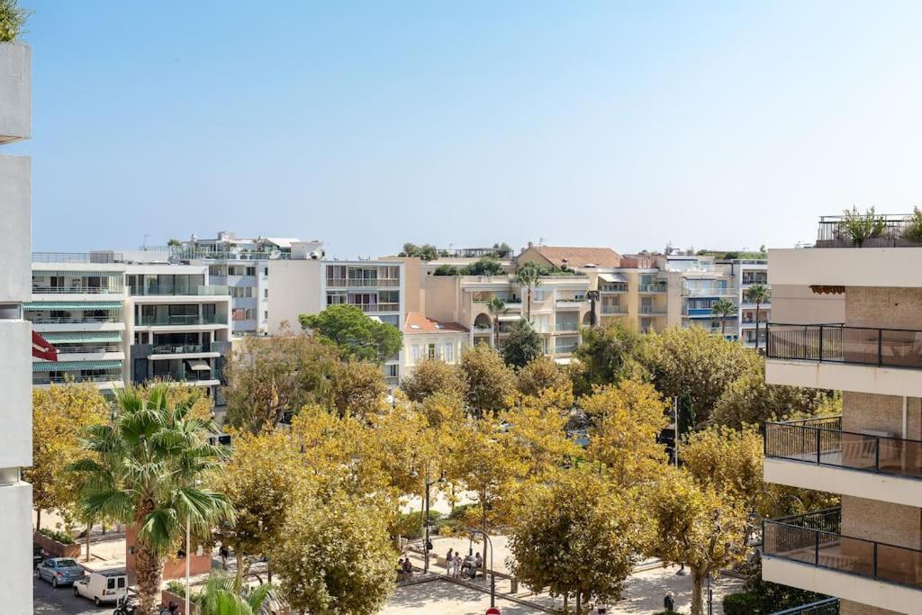 Cannes Palm Beach Parking, Clim, Wifi Plage 2' A Pieds Eksteriør billede